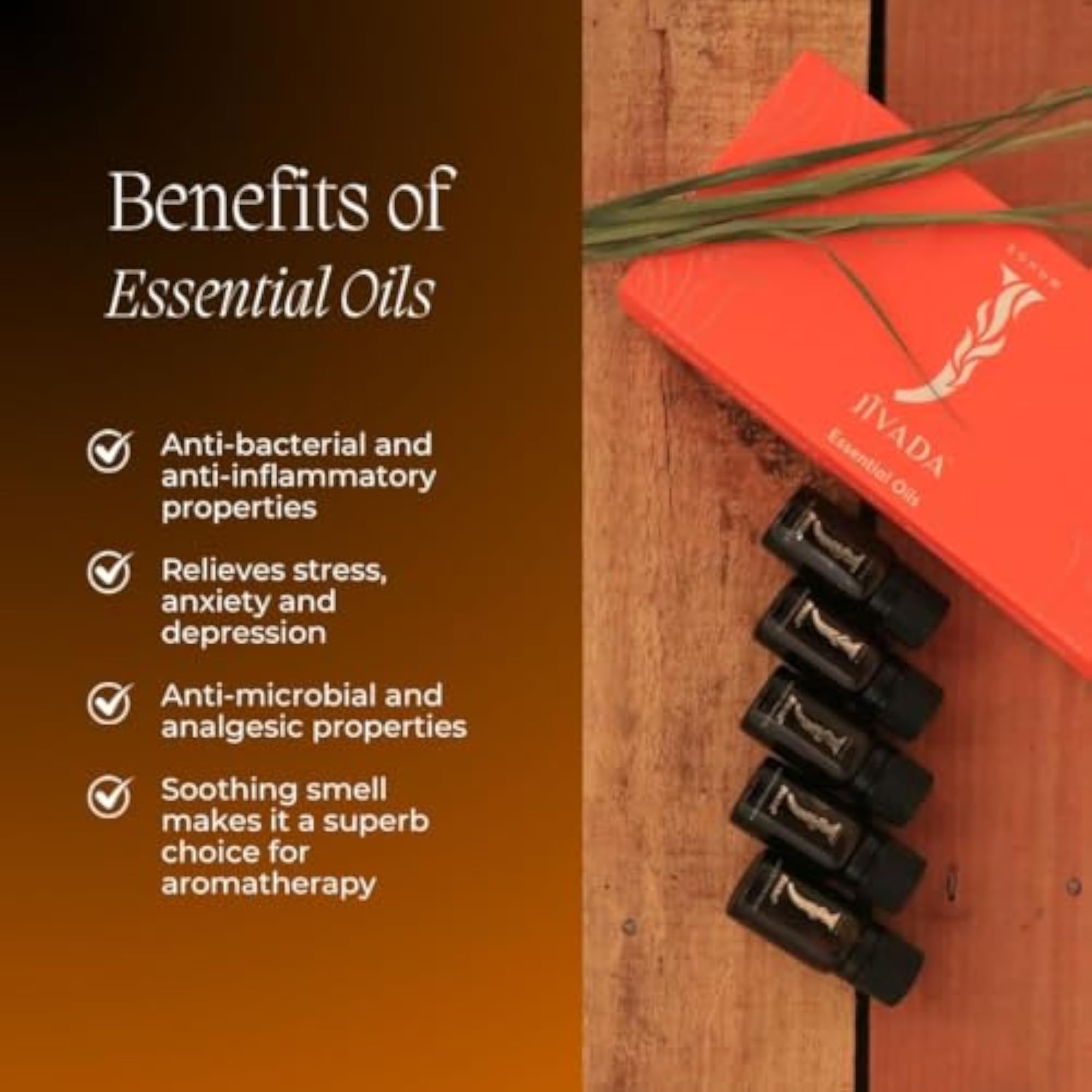 Essential Set of 5 Aromatherapy Oils for Relaxation